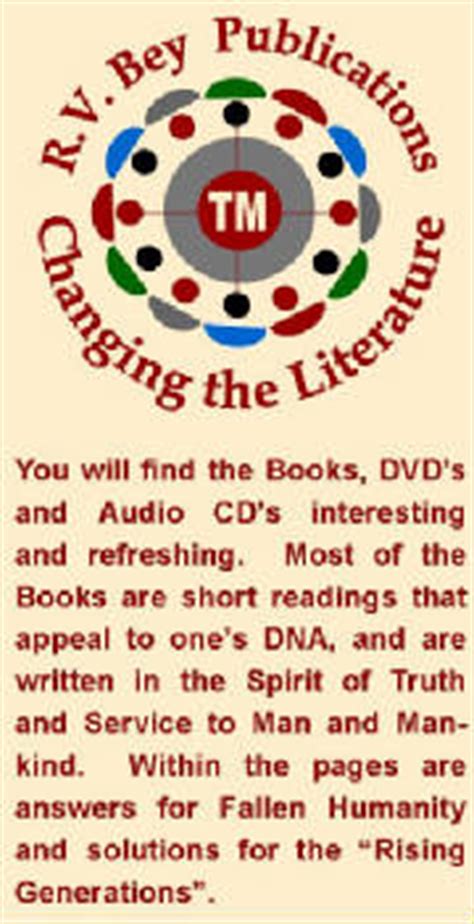 R. V. Bey Publications Changing the Literature. Civics..